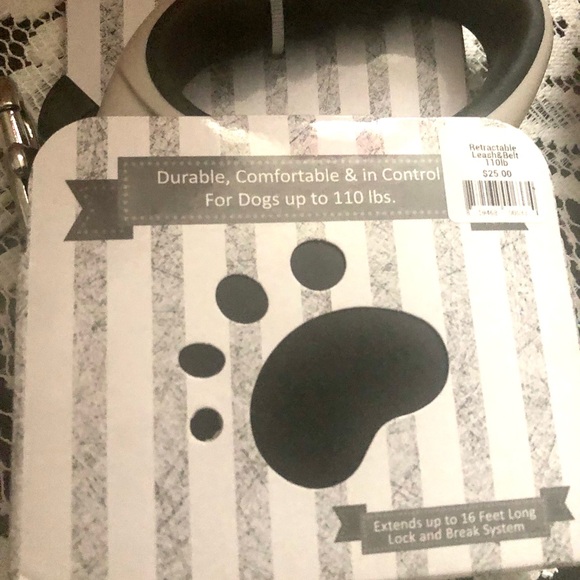 RECTRACTABLE DOG LEASH WITH BELT - Picture 4 of 5